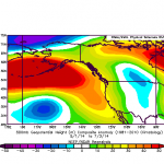 Persistent ridging continued during May and June over the North Pacific. (NCEP/ESRL)