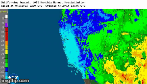 Precipitation in California exhibits a well-defined seasonal cycle. (NOAA/NWS)