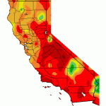 Despite recent cool conditions, California continues to experience record-breaking warmth for the Water Year and calendar year to date. (WRCC/DRI)
