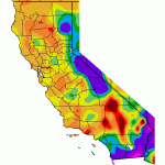 California has experienced a drier -than-average spring on average, though the Sierra Nevada and far southern CA have fared much better. (WRCC)