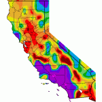 Much of Southern California saw an impressively wet summer. (WRCC)