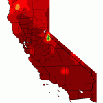 February was extremely dry across California. (WRCC)