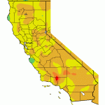 Temperatures overall this summer have been above average almost everywhere in California, especially in the south. (WRCC/DRI)