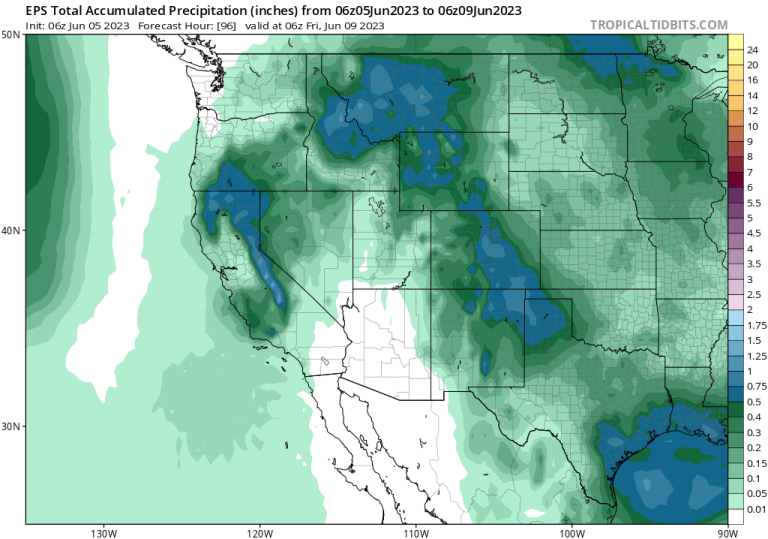 Unusually unsettled June pattern this week, and relatively cool pattern ...